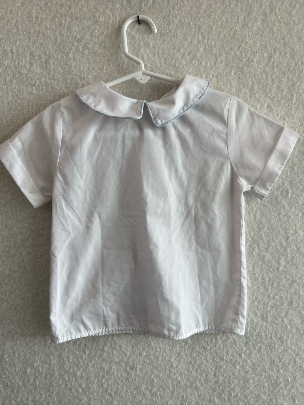 Bailey Boys Classic White Peter Pan Collar Kids Shirt